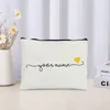 Storage Bags Custom Name Cute Heart Makeup Bag Women Wedding Bachelor Party Gift Travel Cosmetic Organizer Side For Ladies Luxury Purse