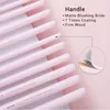 Jup Makeup Borstes Set 15st Eye Make Up Brush Eyeshadow Eyebrow Liner Blandning CCEALER Cosmetic Tool Kits Goat Hair Brush 96gs#