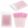 200 Pcs Crystal Makeup Brushes Set Eyel Lip Microbrush Mascara Wands Applicator Swab Eyel Extensi Makeup Tools 54nU#