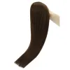 Extensions Moresoo Tape in Hair Virgin Extensions 10PCS 25G Dark Brown Hair 100% Real Human Hair Natural Invisible Tape Hair Extensions