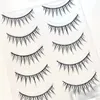 3/5 Pairs Japanese Sweet Cool Little Devil Fake Eyeles Natural Simulati Cos Thick Eyeles Extensi Reusable Beauty Tools o3RN#