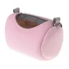 Transporteurs de chats 1 pc Guinée Pig Hamster Carrier Carrier Small Pet Carrier-Handbag Daily Outdoor Supplies