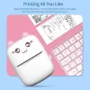 Portable Mini Bluetooth Printer Mobile Phone Photo Title Note Hot Print Pocket Student Label Printer barcodes price tags small cards thermal printing ink-free