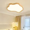 Plafondlampen Scandinavisch houten licht LED dimbaar wolk voor woonkamer slaapkamer studeerkamer warme verlichting voor kinderen