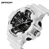 Relojes SANDA para hombre, reloj deportivo estilo G blanco, reloj LED Digital resistente al agua, reloj informal S Shock, reloj masculino, reloj masculino X0231k