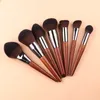 MUF Series Makeup Brushes Set Angled Face Blush Brush Loose Powder Foundati Eyeshadow Beauty Brush Make Up Tools for Women Y9sn#