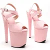 Dance Shoes Women 20CM/8inches Suede Upper Plating Platform Sexy High Heels Sandals Pole 295