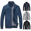 Chaquetas de hombre Abrigo de primavera Chaqueta simple Puño elástico Manga larga Fantástico Guapo