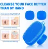 silice Face Scrubber for Men and Women Facial Cleansing Brush Silice Face W Brush Manual Cleansing Skin Care Face Brushes A8Sr#