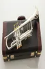 Sell LT180S37 Trumpet B Flat Silver Plated Professional Trumpet Musical Instruments with Case 3520659