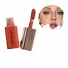 Nieuwe Leuke Mini Vloeibare Blusher Matte Lglasing Blush Markeerstift Stick Waterproof Cheek Eye Mousse Vrouwen Zijdezacht Gezicht Rouge P4xH #