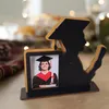 Ramar Bachelor Hat Po Frame Wood Graduation med Grad Outline Desktop Picture Display för kandidater Theme