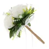 Decorative Flowers Wedding Bouquets For Bride Artificial Rose Party Church Ceremony Anniversary Decoration Dropship