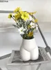 Creative Ceramic Abstract ludzkie wazon rzemieślnicze CZYNKI Szafka Szafka Komórka Kwiatowy