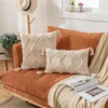 Pillow Cotton Tufted Boho Cover Moroccan Decorative Case Luxury Macrame For Sofa Bed Home Farmhouse Decor