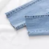 Jeans skinny da donna Pantaloni a matita in denim femminile a vita media Jeans a matita blu elasticizzati di colore nero Taglie forti 240320