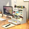 Desktop Pen Holder Storage Box DIY Multifunktionell klassificeringsskolekontor Diagonal Marker Stationery Supplies 240319