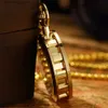 جيب الساعات الفاخرة الهيكل العظمي العتيقة الميكانيكية الجيب رجالي steampunk الميكانيكية fob es clockwatch قلادة Handroll Reno de Bolso L240322