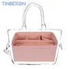 TINBERON Grand Moyen Petit Feutre Tissu Insert Sac Organisateur Voyage Maquillage Cosmétique Sac Intérieur Femme Sac Organiser Stockage Artefact 240313