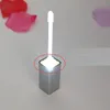 7 ml Shiny Sier LED Lipgloss Tube Lege Lipgloss Ctainer met Licht n Spiegel Vierkant Glanzend Gouden Deksel Hervulbare Fles 20 stks O4cR #