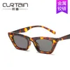 2 Stück Mode-Luxus-Designer Fan Bingbing Zhong Chuxi Stern gleiche Brille kleiner Rahmen Katzenaugen-Sonnenbrille neue Sonnenbrille