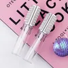 5ml Clear Lip Gloss Tube Rhineste Rose Gold Sier Lid Makeup Packaging Bottle Round 빈 립글로스 Ctainer 30pcs 50pcs 2993#