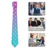 Bow Ties Polka Dot Tie Gradient Print Custom DIY Neck Cute Funny Collar For Men Daily Wear Necktie Accessories