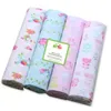 7676 4 pçslote algodão flanela bebê swaddles macio nascido cobertores fraldas swaddle envoltório 240322