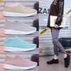 Casual Shoes Spring Women Knitting Sock Sneakers Stretch Flat Loafers Woman Platform Ladies Running Female Footwear