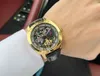 Boutique Men's Watch, Skeleton Design, Noble Atmosphere, visar gentlemanly stil