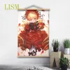 Affiche murale de manga, calligraphie Rozen Maiden Suigintou, en bois massif, rouleau suspendu avec peinture sur toile