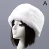Bérets femmes chapeau fausse fourrure bonnets couleur unie mode chaud coupe-vent rond chapeaux femme cadeaux automne hiver peluche laine