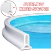 50 mm hoogte siliconen badkamer waterstopper barrière antislip droge en natte scheiding buigbare strip wastafel water spatscherm 240311