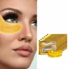 10pcs Crystal Collageen Goud Poeder Oogmasker Anti-Aging Donkere Kringen Acne Schoonheid Patches Voor Oog Huidverzorging Koreaanse cosmetica Y1UM #