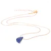 Pendant Necklaces Quality Natural Moon Crystal Necklace For Women Healing Quartz Charm Tiny Chain Choker Jewelry Wholesale