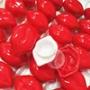 Unieke 10g Zalfpotje Rood Roze Grote Mond Lipstick Ctainer Lip Vormige Lip Jelly Case Cosmetische Gezichtszalf pot 25pcs O4OZ #