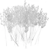 Decoratieve Bloemen Mooie Bruiloft Voor Thuis DIY Bruids Tiara Crystal Bud Takken Kunstboeket Ambachtelijke Decoratie Bloem