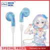 Oortelefoons NICEHCK YDX MICROPHONE EARPHONE 14,8 mm driver hifi headset IEM 0,78 mm 2pin afneembare kabel roeping vergadering gaming oordopje