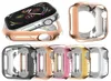 360 Slim Watch Cover för Apple Watch Case 42mm 38mm Soft Clear TPU Screen Protector för IWATCH 5 4 3 44mm 40mm Waterproof Shell3424346