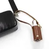 Storage Bottles Durable Sub-bottle Faux Leather Case Lightweight Hanging Bag Hand Sanitizer For Travel