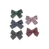 Hair Accessories 001I Herringbone Tape Bows Cute Hairpins Girls Duckbilled Clips Barrettes Clip Kids Headwear Fashion Accessorie