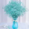 Dekorativa blommor över 2000 Blue Torked Baby's Breath Bouquet Perfekt för heminredning Bröllop Diy Floral Projects Christmas