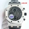 HBF Montre de Luxe Mens Watches Polshorwatch 3126 Chronograph Mechanical Movement Luxury horloge polshorloges Relojes Relojes waterdicht