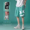 Herr shorts herrar shorts 2023 sommar herr kläd basket shorts casual byxor sport shorts hong kong stil sportbyxor herr gym shorts 24323