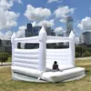 2024 Populära kärlek PVC Uppblåsbar rosa blå grönt studshus Bröllopsfest Bouncy Castle Bouncer Tältdekor Canopy