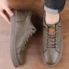 Chaussures décontractées hommes bottes en cuir véritable 6CM ascenseur Invisible hauteur augmenter marche travail 37-44