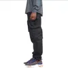 Högkvalitativa märken Patches Mens Track Pant Fashion Letters Design Jogger Pants Cargo Pants Zipper Fly Long Sports Trousers Homme Clothing