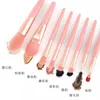 Portable 8pcs fard à paupières Foundation Blending pinceau de maquillage doux moelleux cosmétiques Ccealer pinceau de maquillage outil de maquillage professionnel k30M #