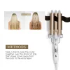 Ferros de ondulação do cabelo ferro cerâmica triplo barril modelador de cabelo profissional vacilar ferramentas estilo elétrico curling wand modelador de cabelo