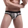 Mutande Uomo Slip Camouflage Stampato Intimo Cueca Masculina Pene Pouch Maschile Slip Mutandine Vita bassa Bikini Indumenti da notte Indumenti da notte